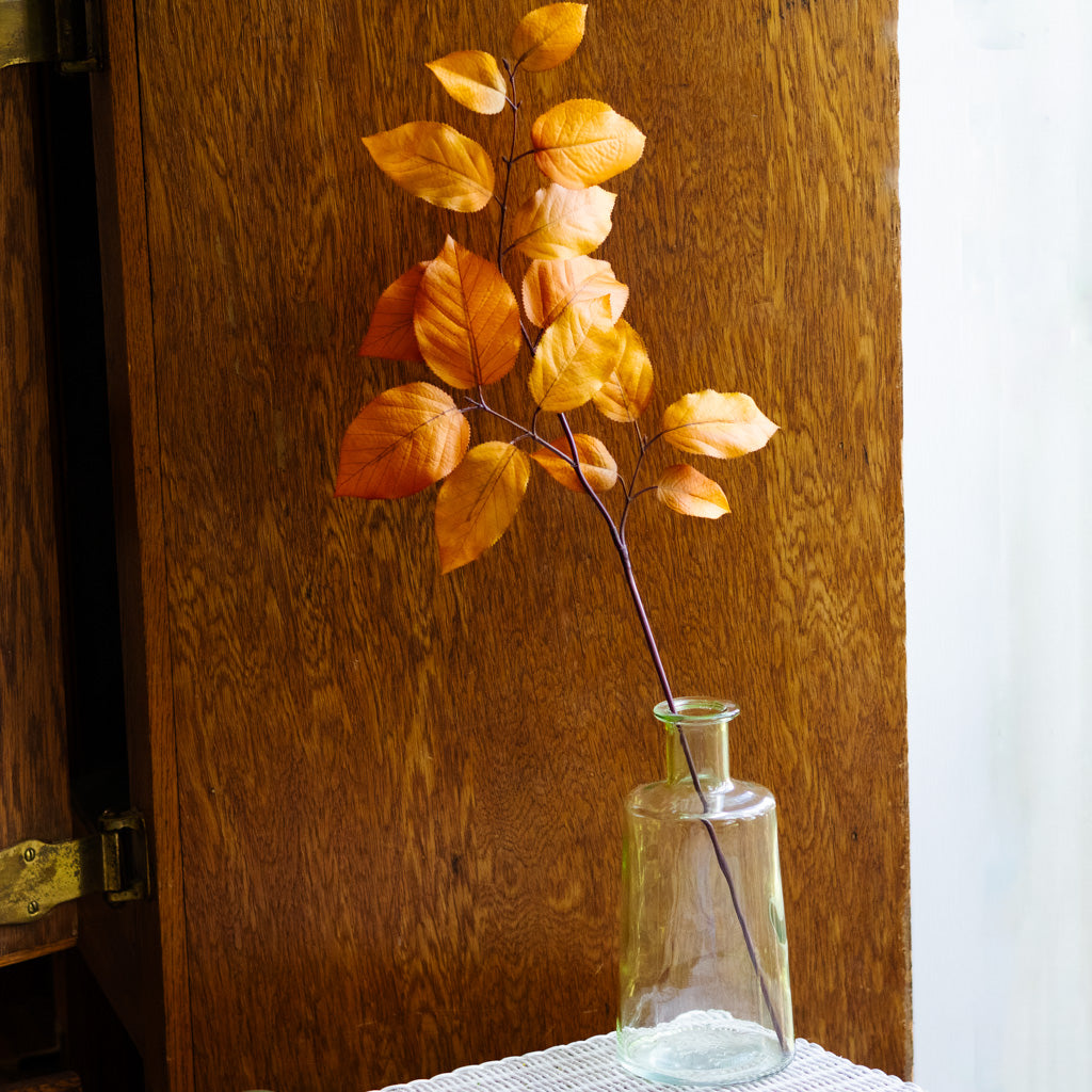 Caramel Autumn Salal Leaf Spray