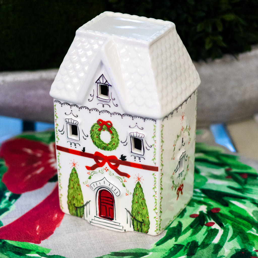 Ceramic Lighted Village House Medium