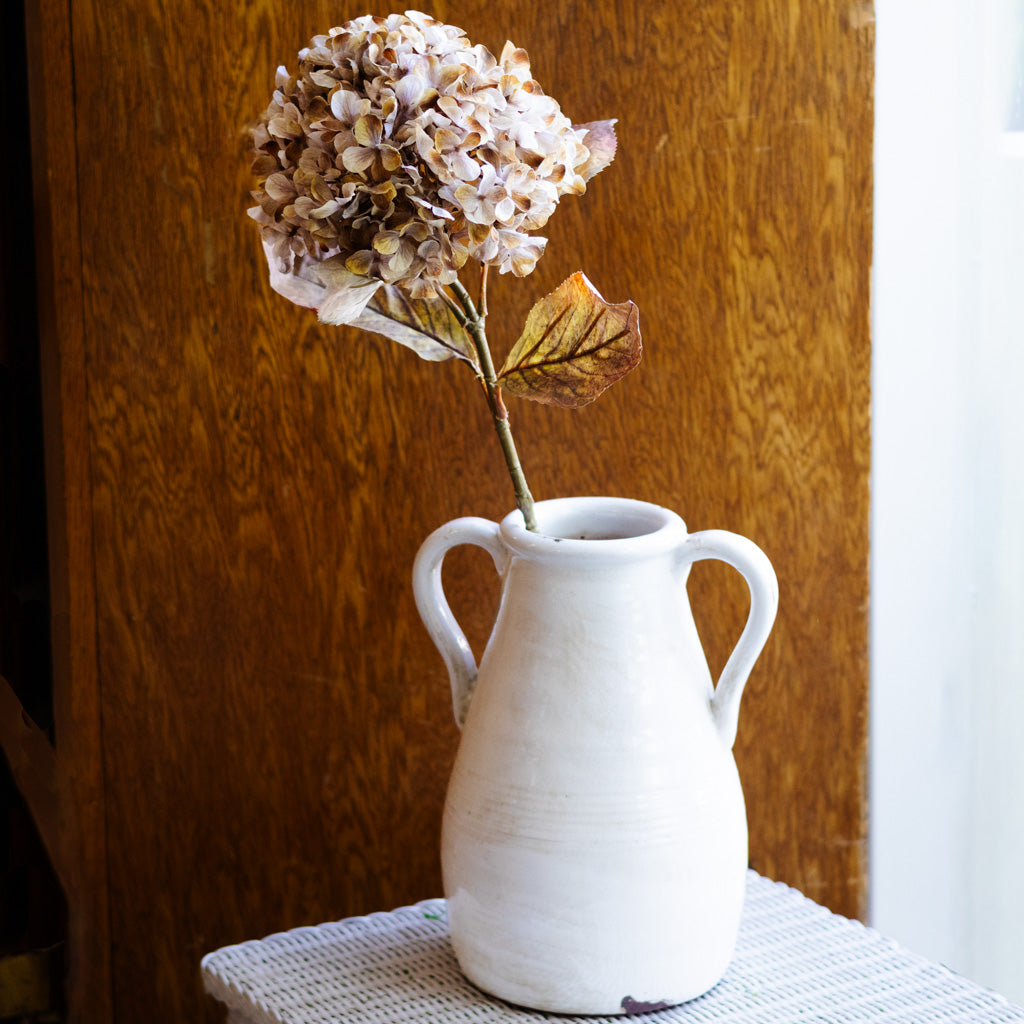 Brown Cream Hydrangea Spray