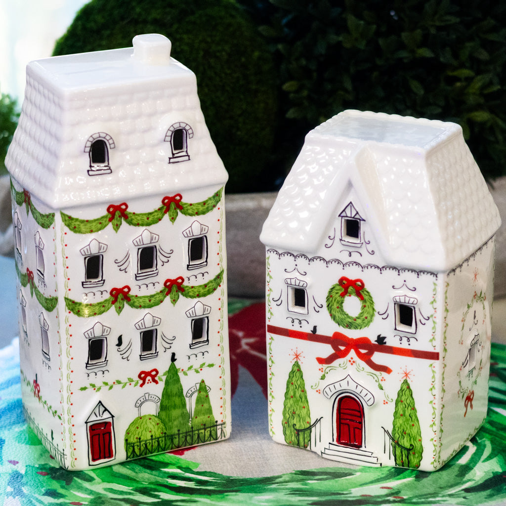 Ceramic Lighted Village House Medium