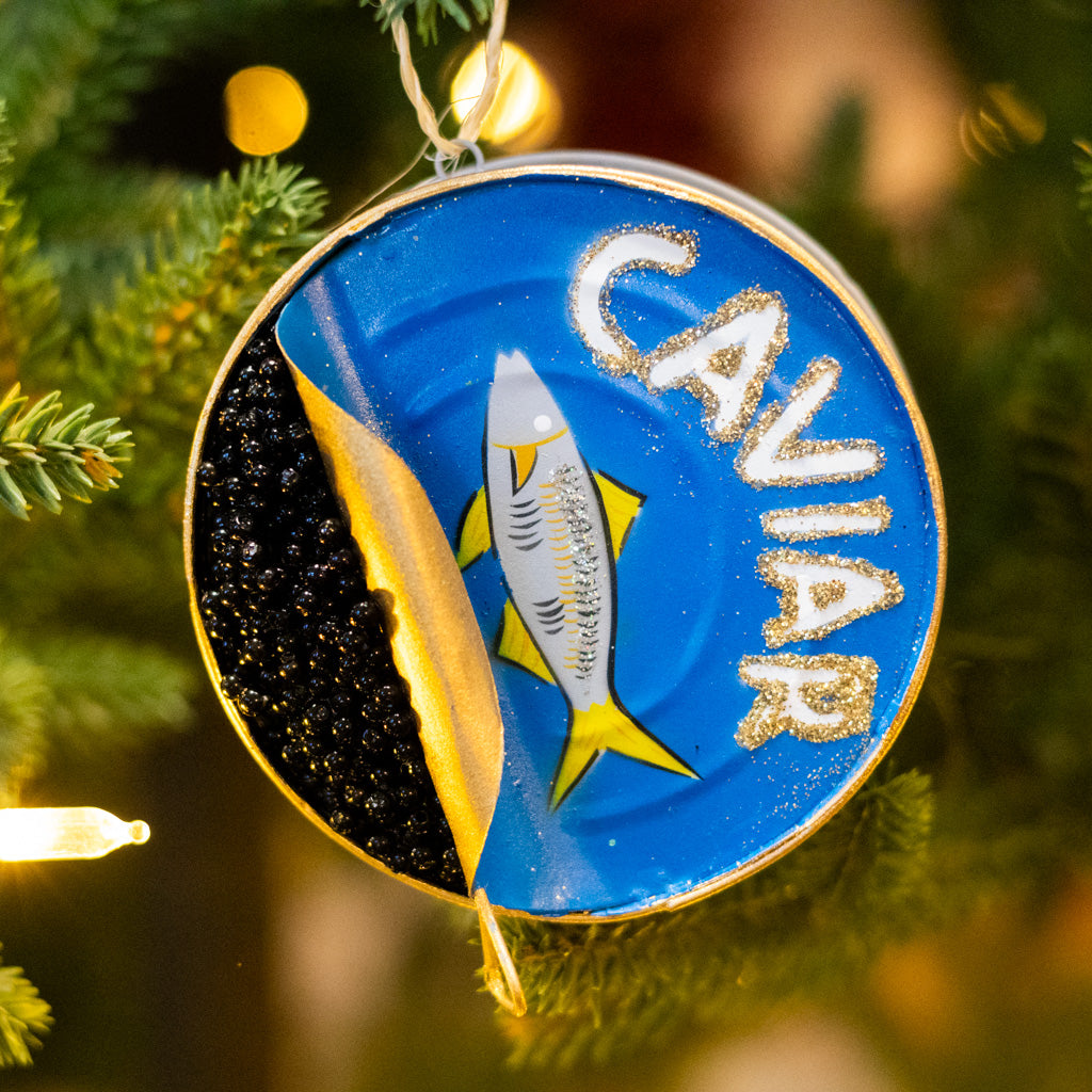 Can of Caviar Resin Ornament