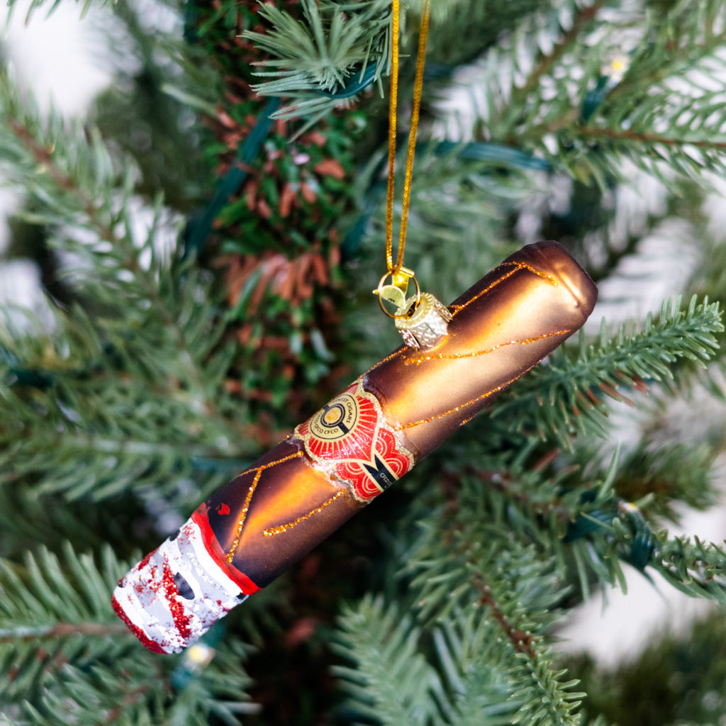 Cigar Glass Ornament