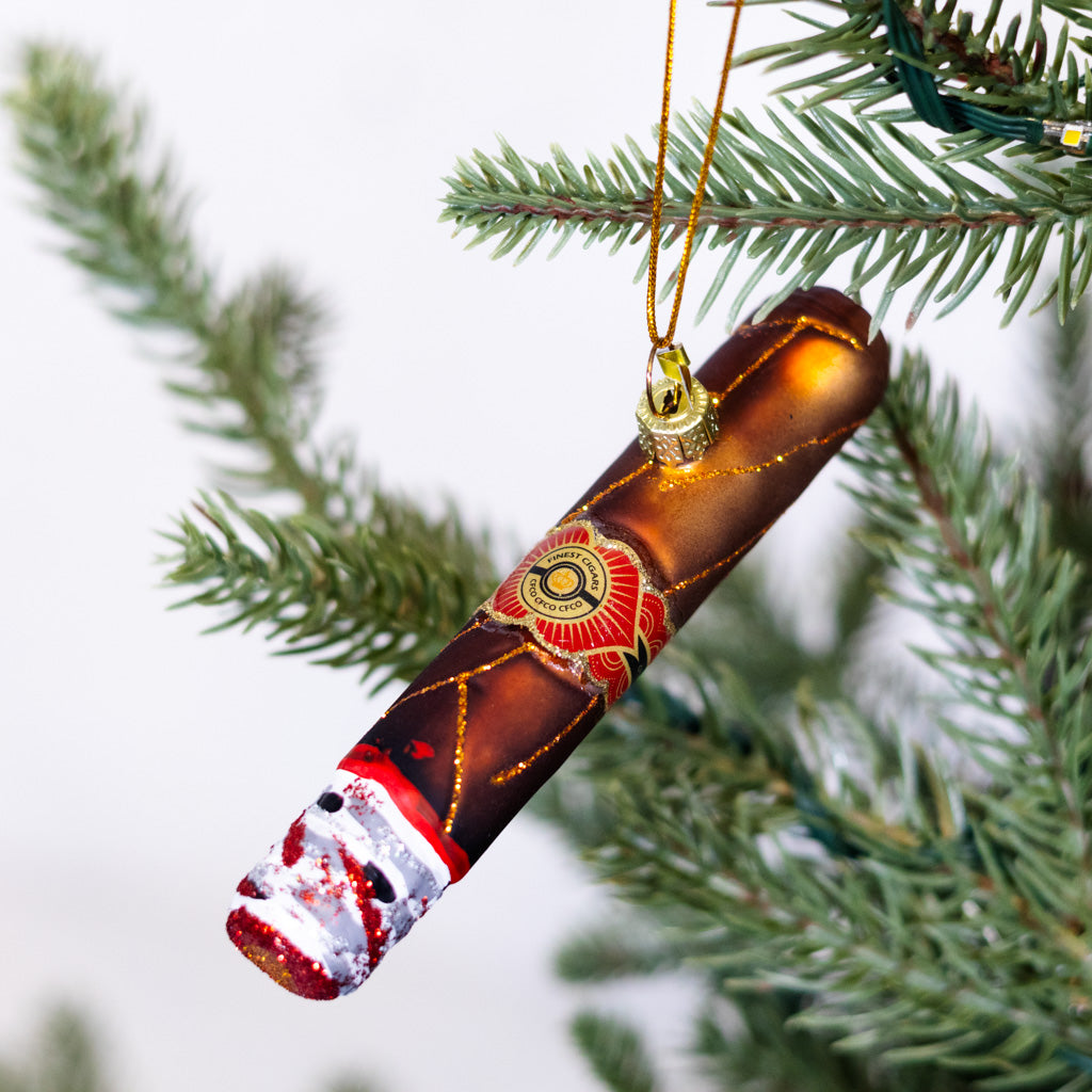 Cigar Glass Ornament