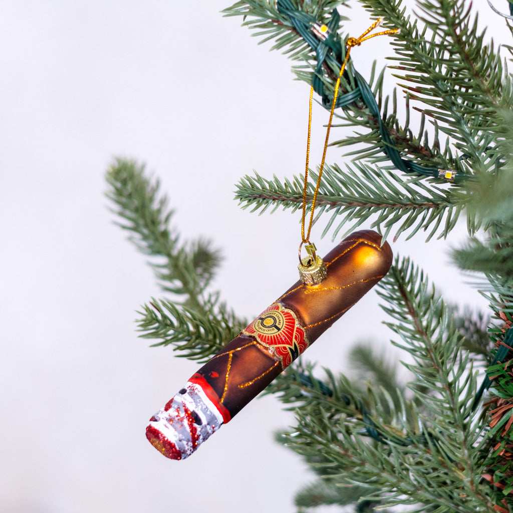 Cigar Glass Ornament
