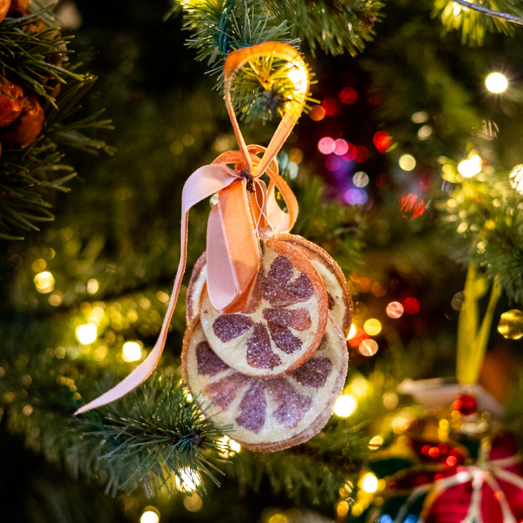 Iced Orange Slice Ornament