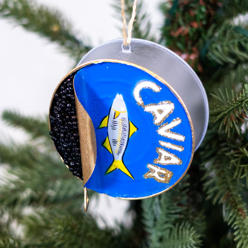 Can of Caviar Resin Ornament