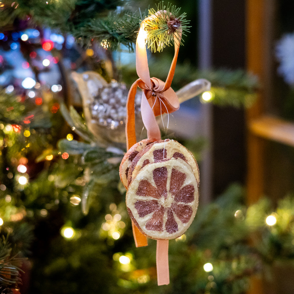 Iced Orange Slice Ornament