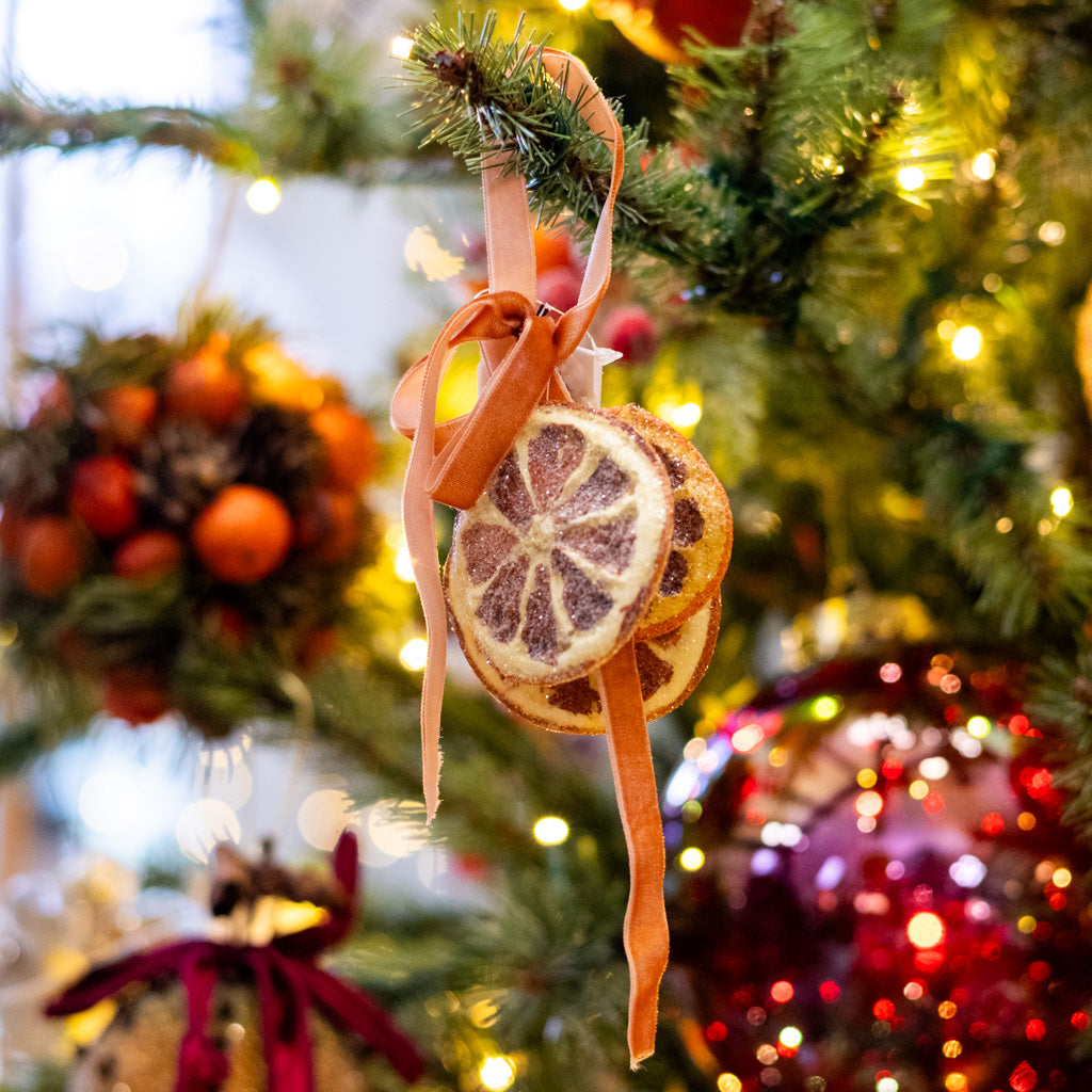 Iced Orange Slice Ornament