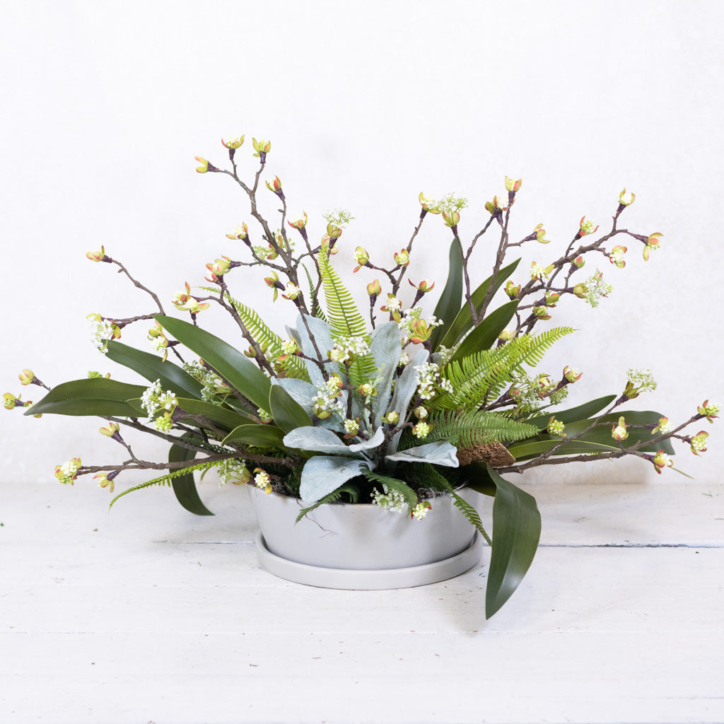 White Cherry Blossom Centerpiece Drop In