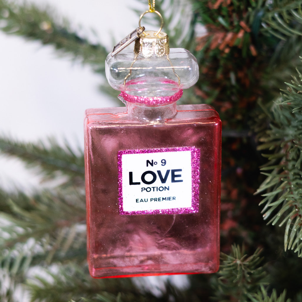 Pink Love Potion No. 9 Ornament