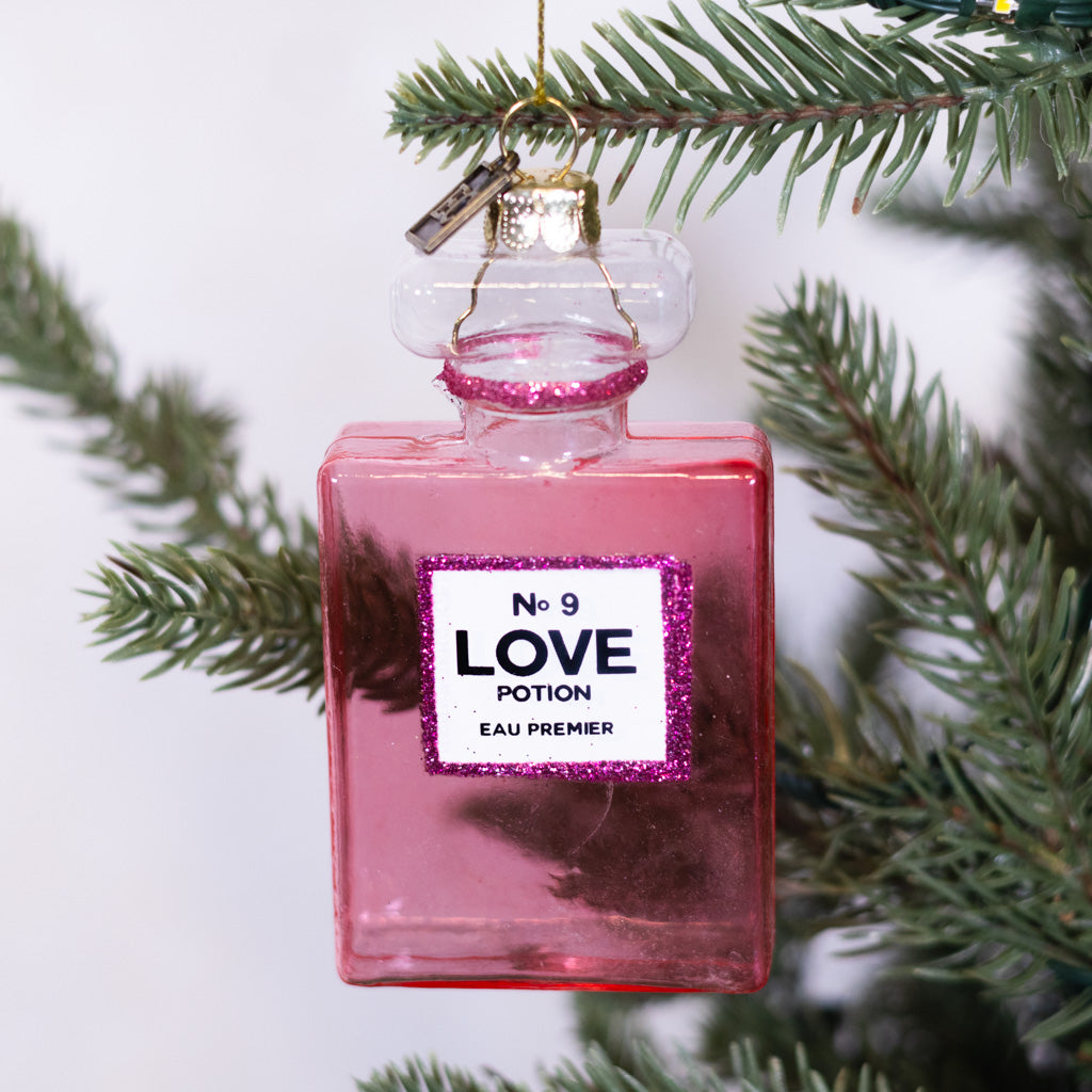 Pink Love Potion No. 9 Ornament
