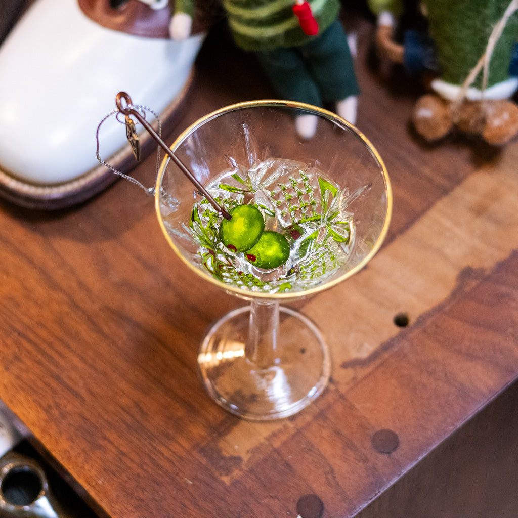 Elegant Martini Ornament