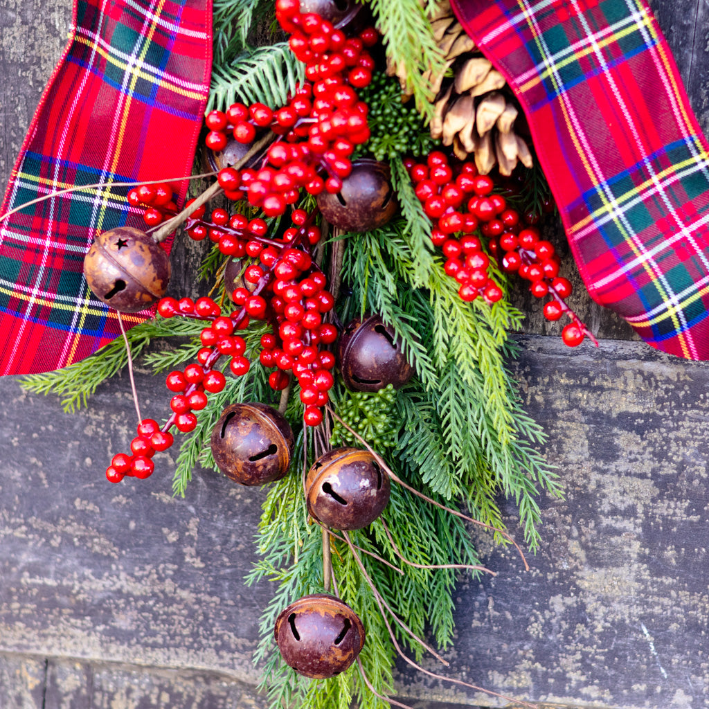 Stewart Plaid Holiday Down Drop