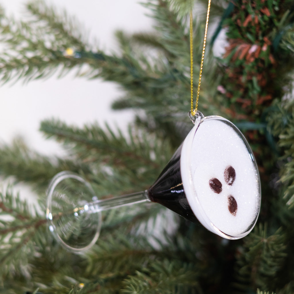 Expresso Martini Glass Ornament