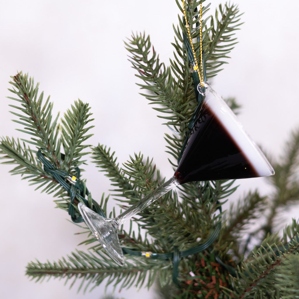 Expresso Martini Glass Ornament