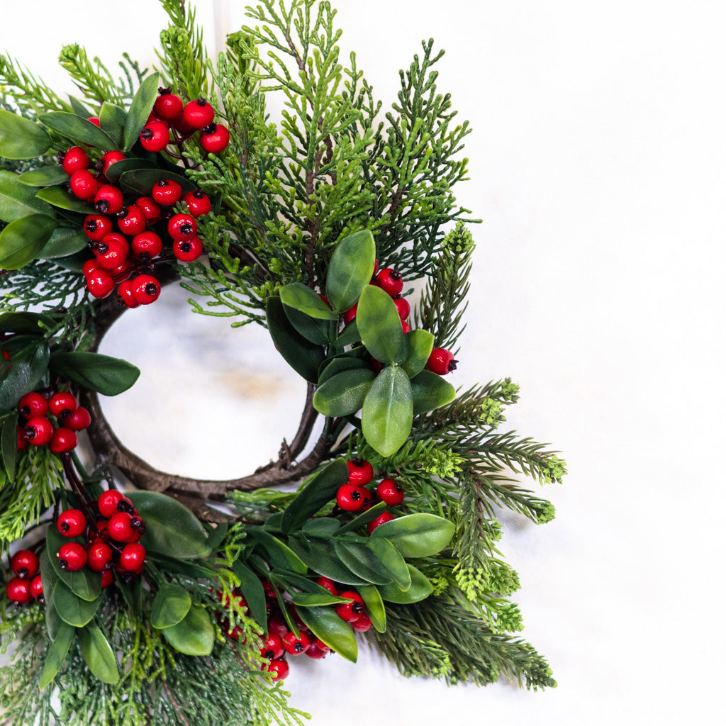 Berry Cedar Red Candle Ring