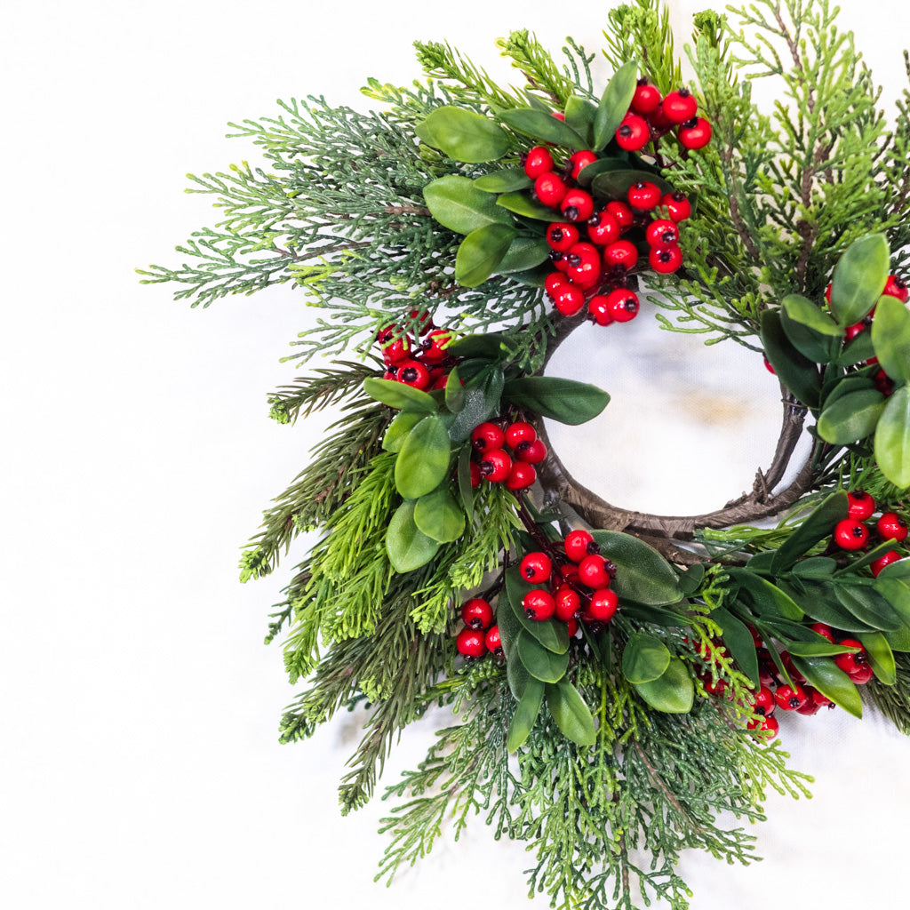 Berry Cedar Red Candle Ring