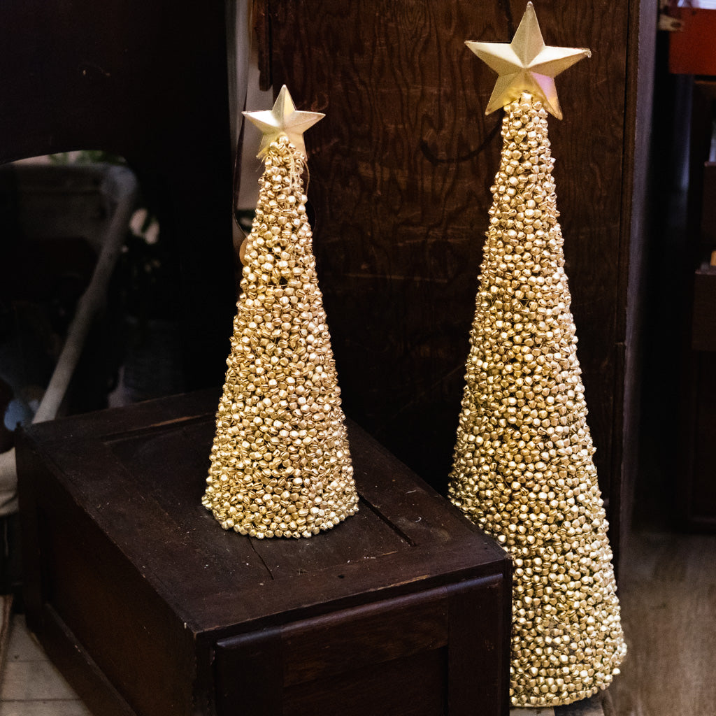 Short Gold Jingle  Bell Tree