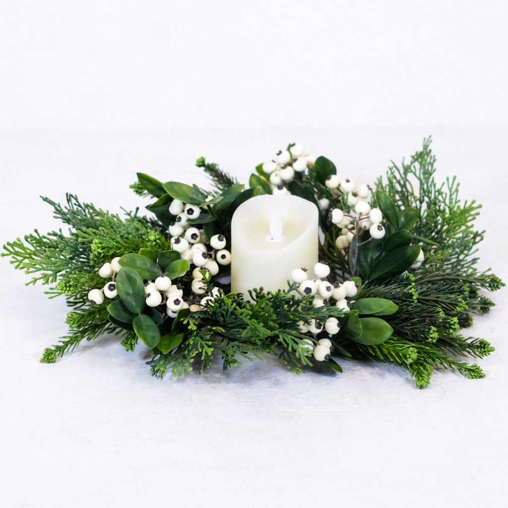 Berry Cedar Cream Candle Ring