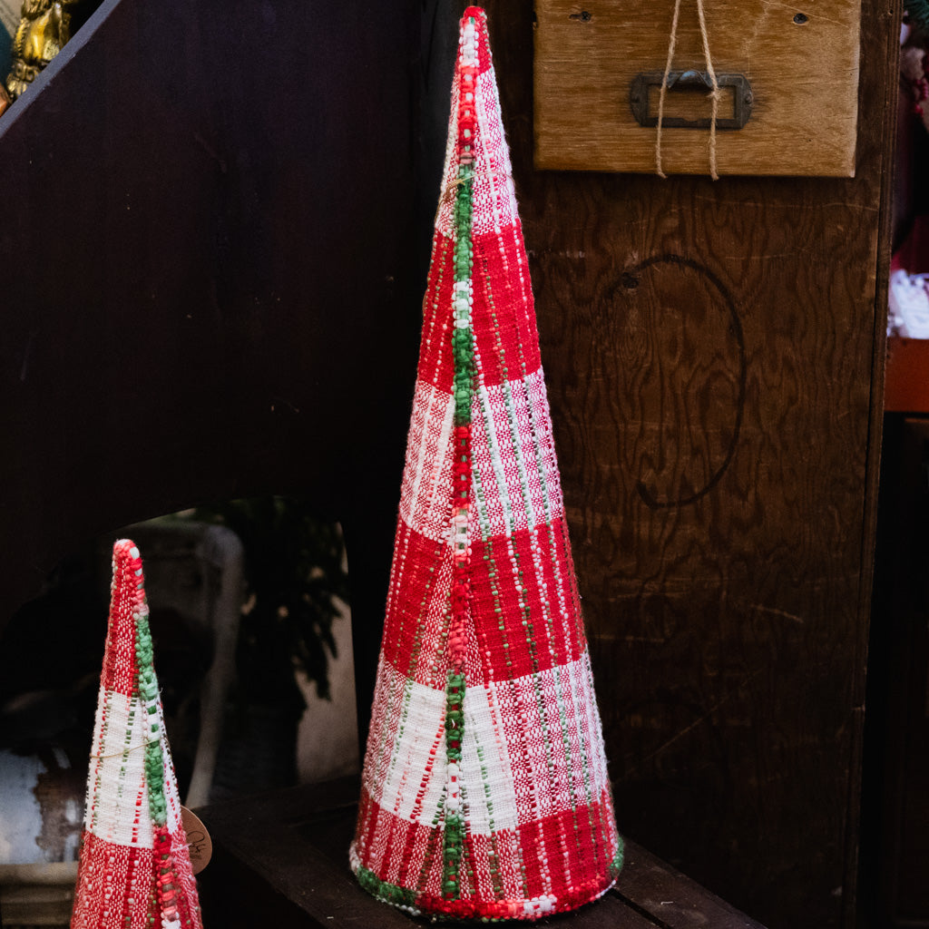 Tall Cozy Christmas Yarn Tree