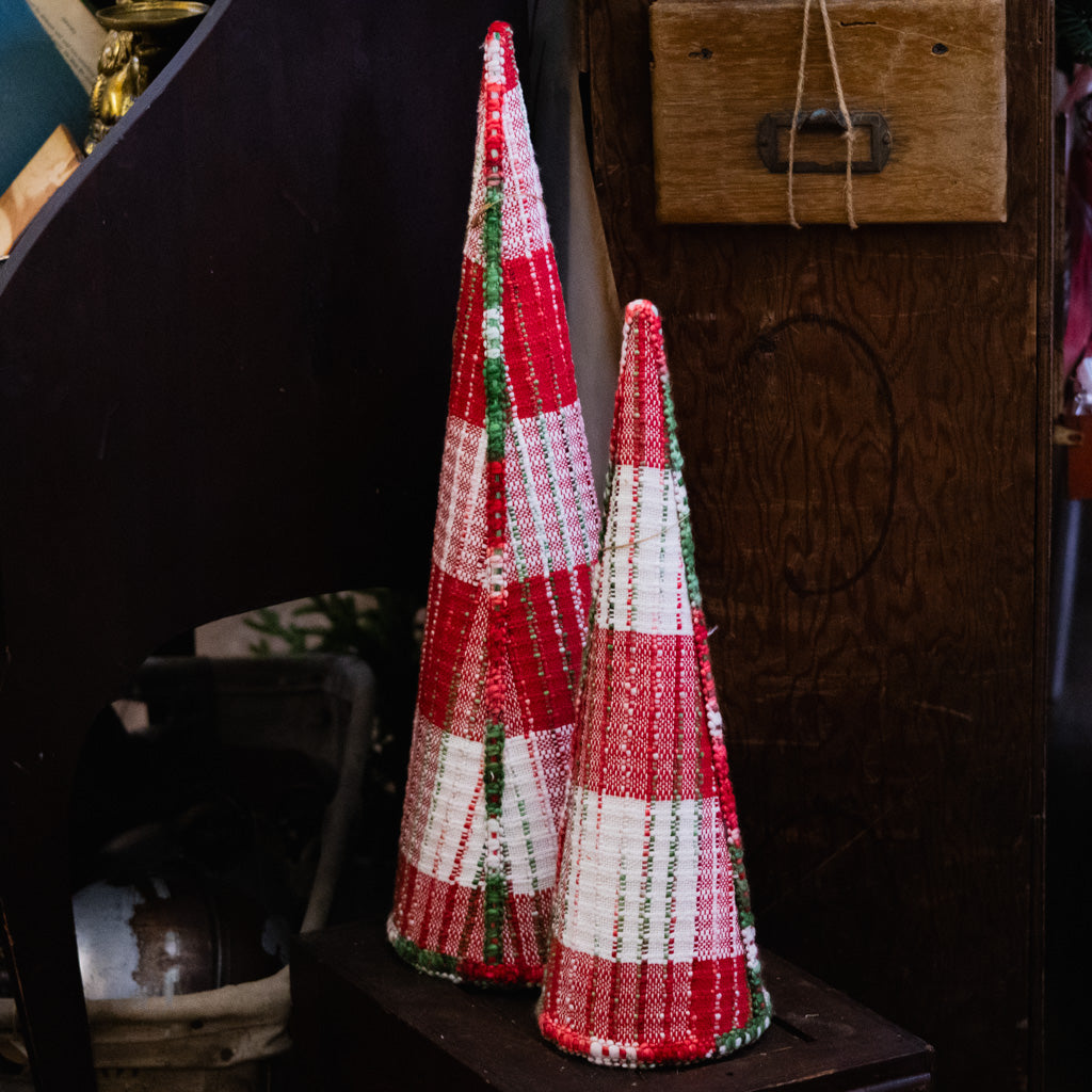 Tall Cozy Christmas Yarn Tree