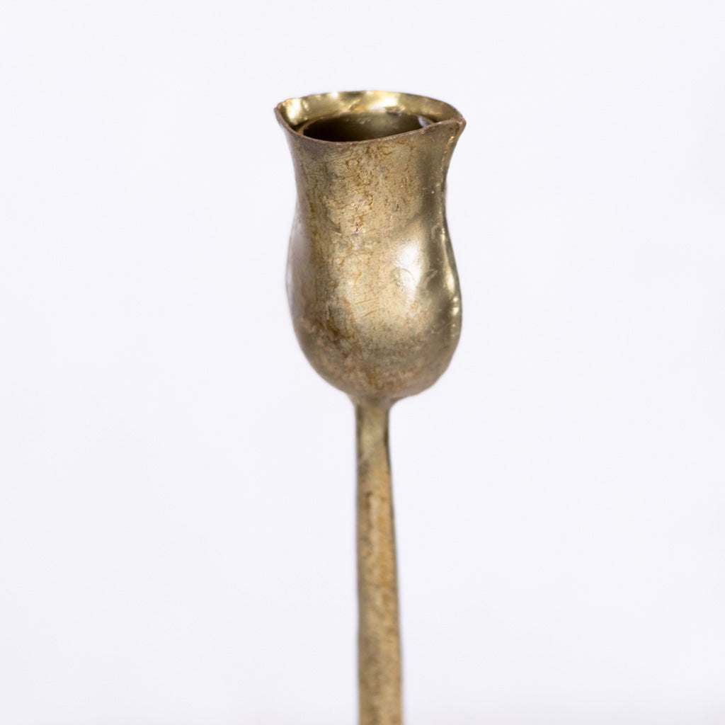 Auric Gold Candlestick Tall