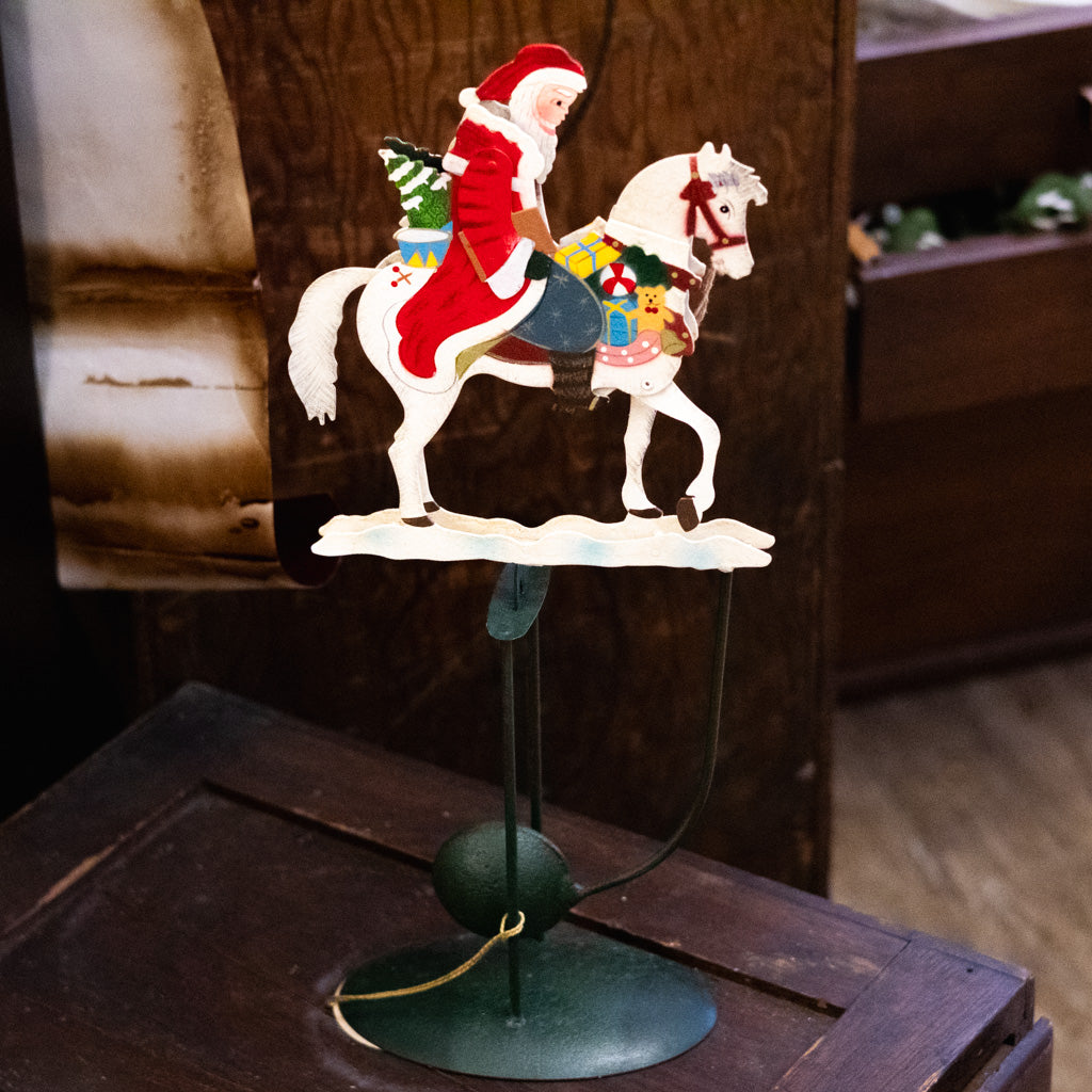 Santa Rocking on A Rocking Horse