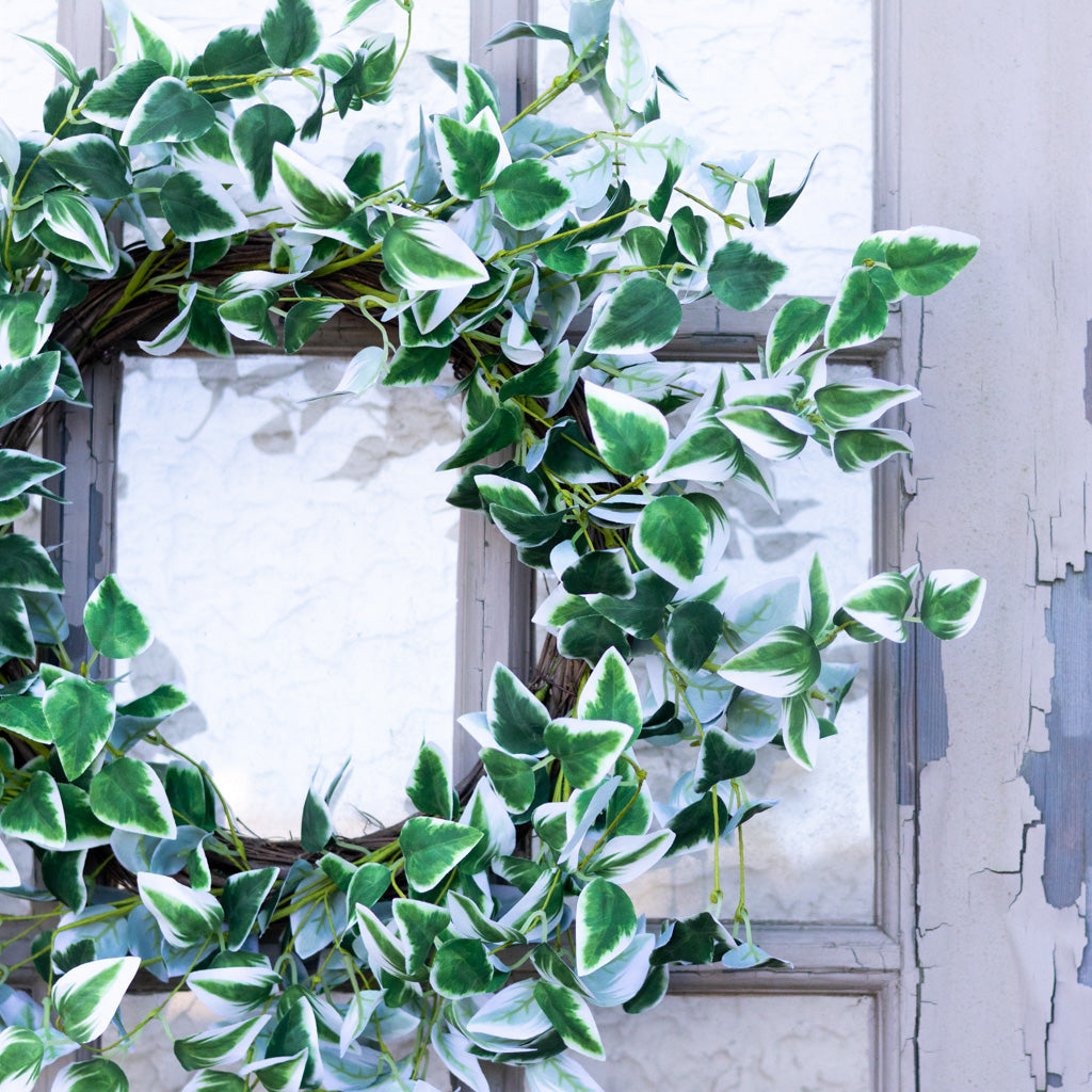 Ivy Green Cream Wreath