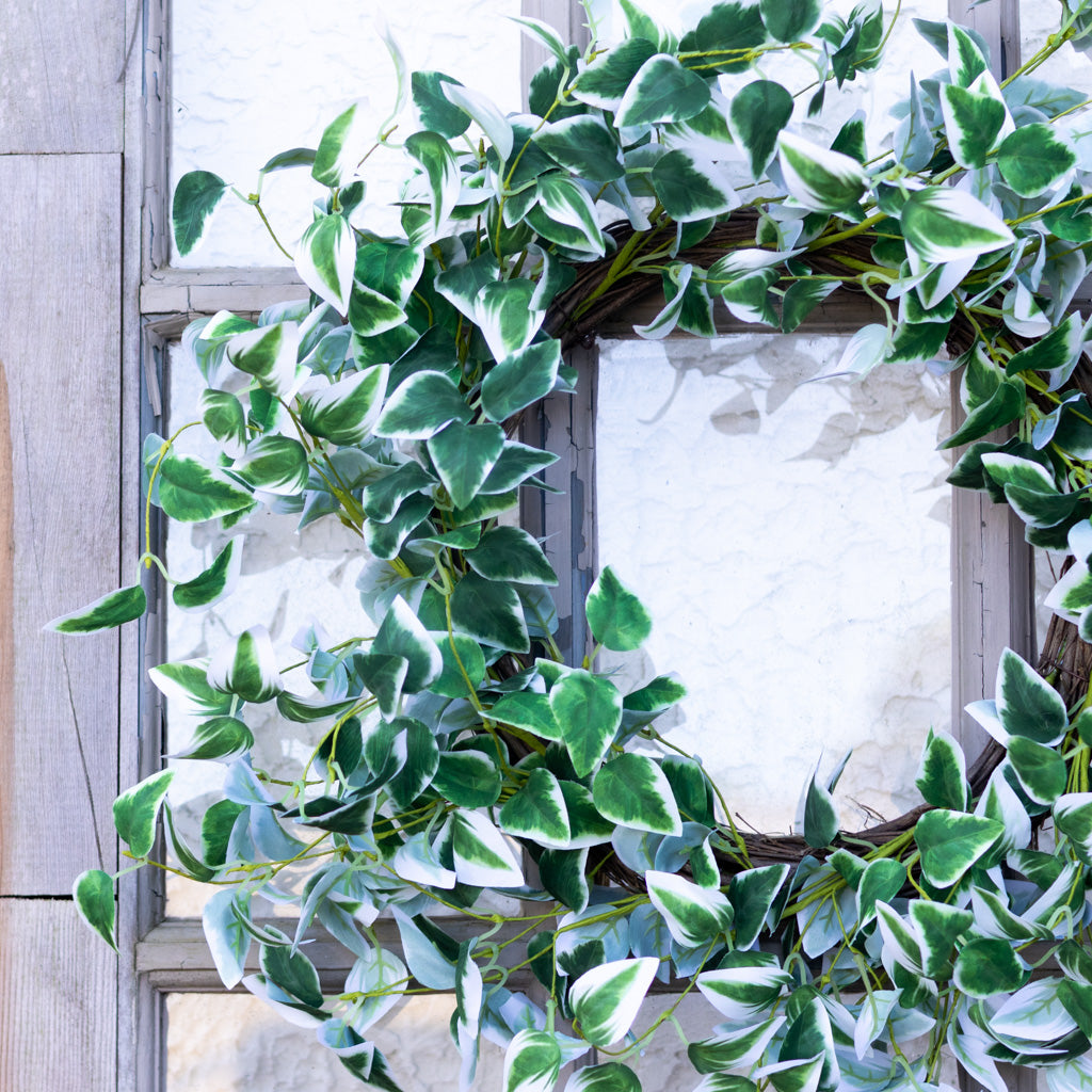 Ivy Green Cream Wreath