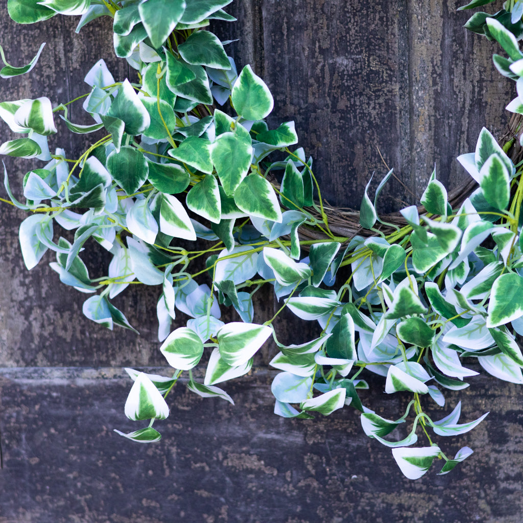 Ivy Green Cream Wreath