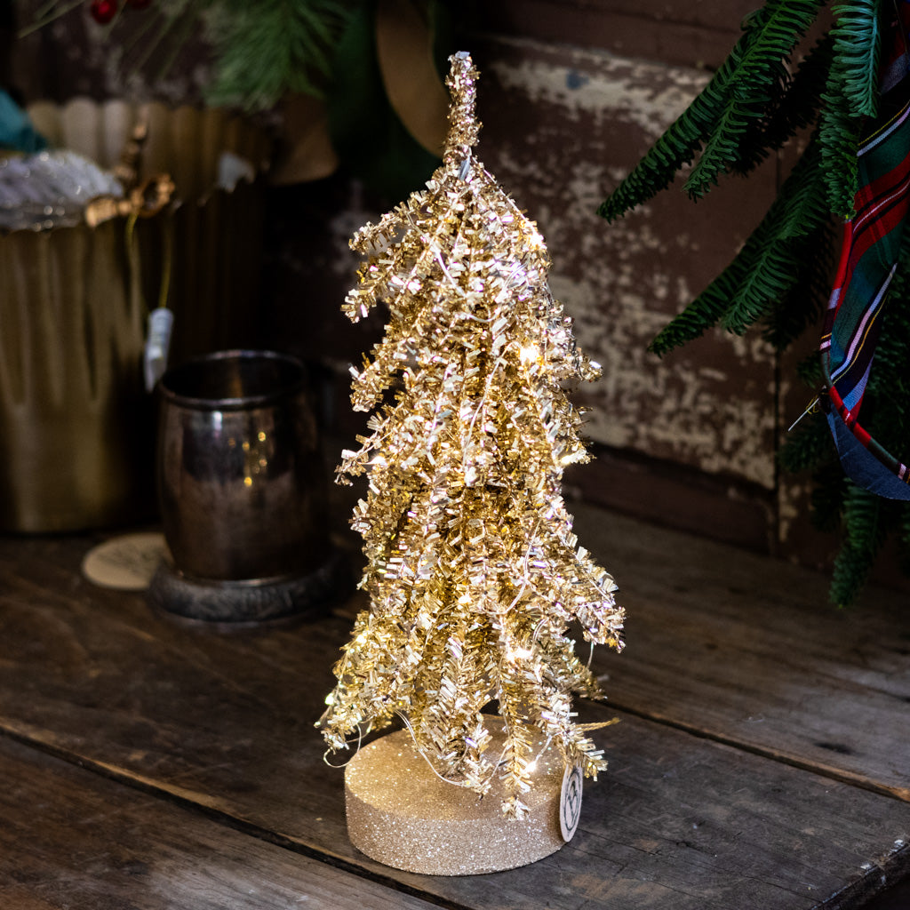 Short Micro Tinsel Branch Tree