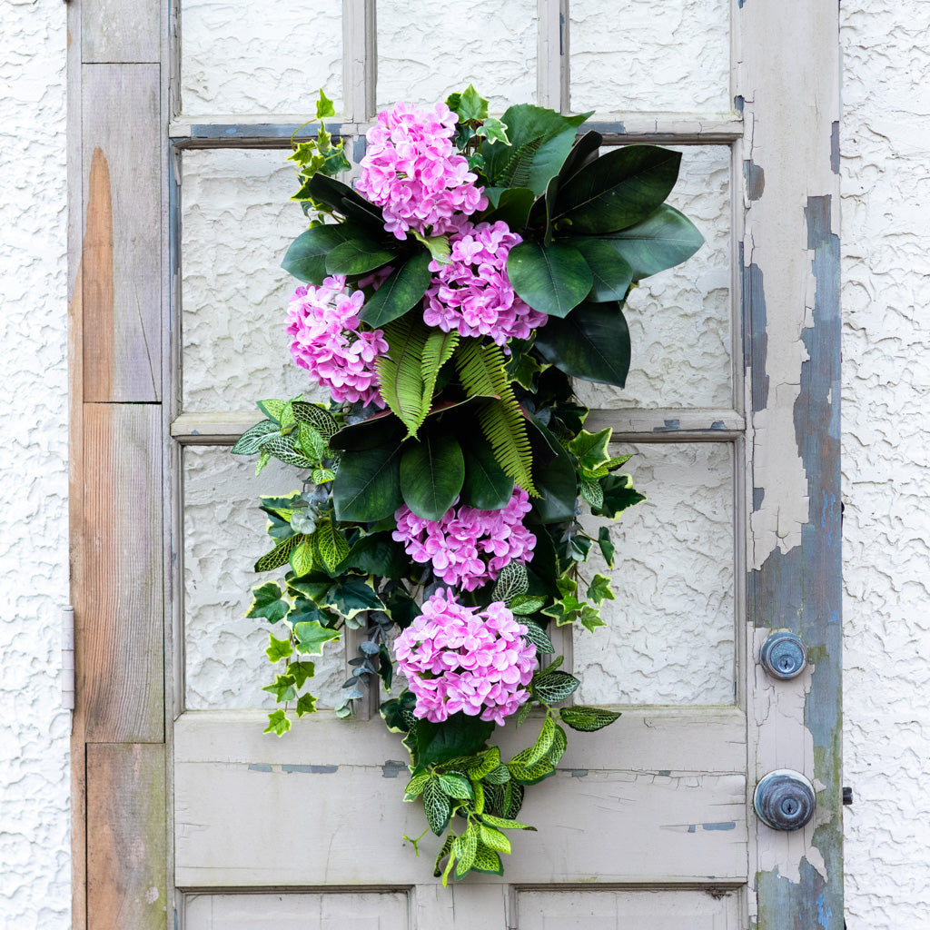 Pink Hydrangea Down Drop