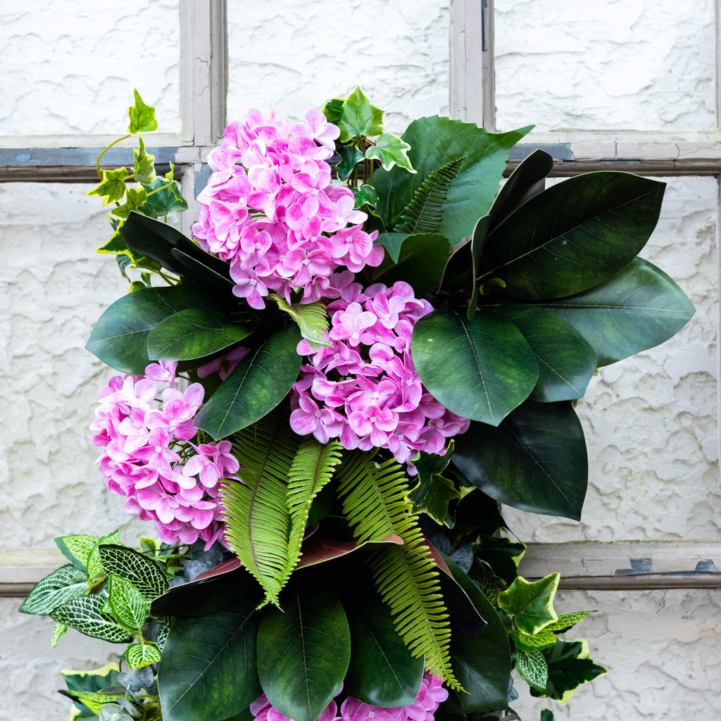 Pink Hydrangea Down Drop