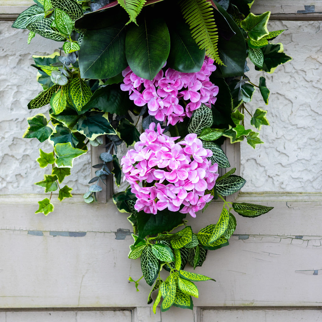 Pink Hydrangea Down Drop