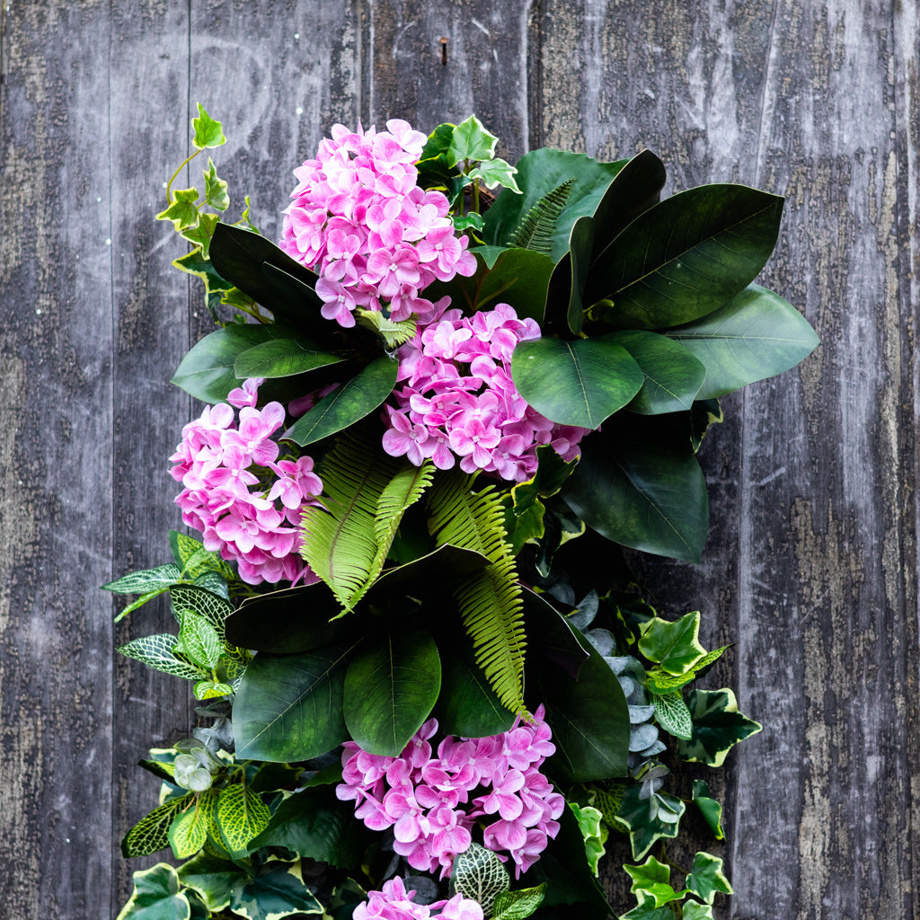 Pink Hydrangea Down Drop