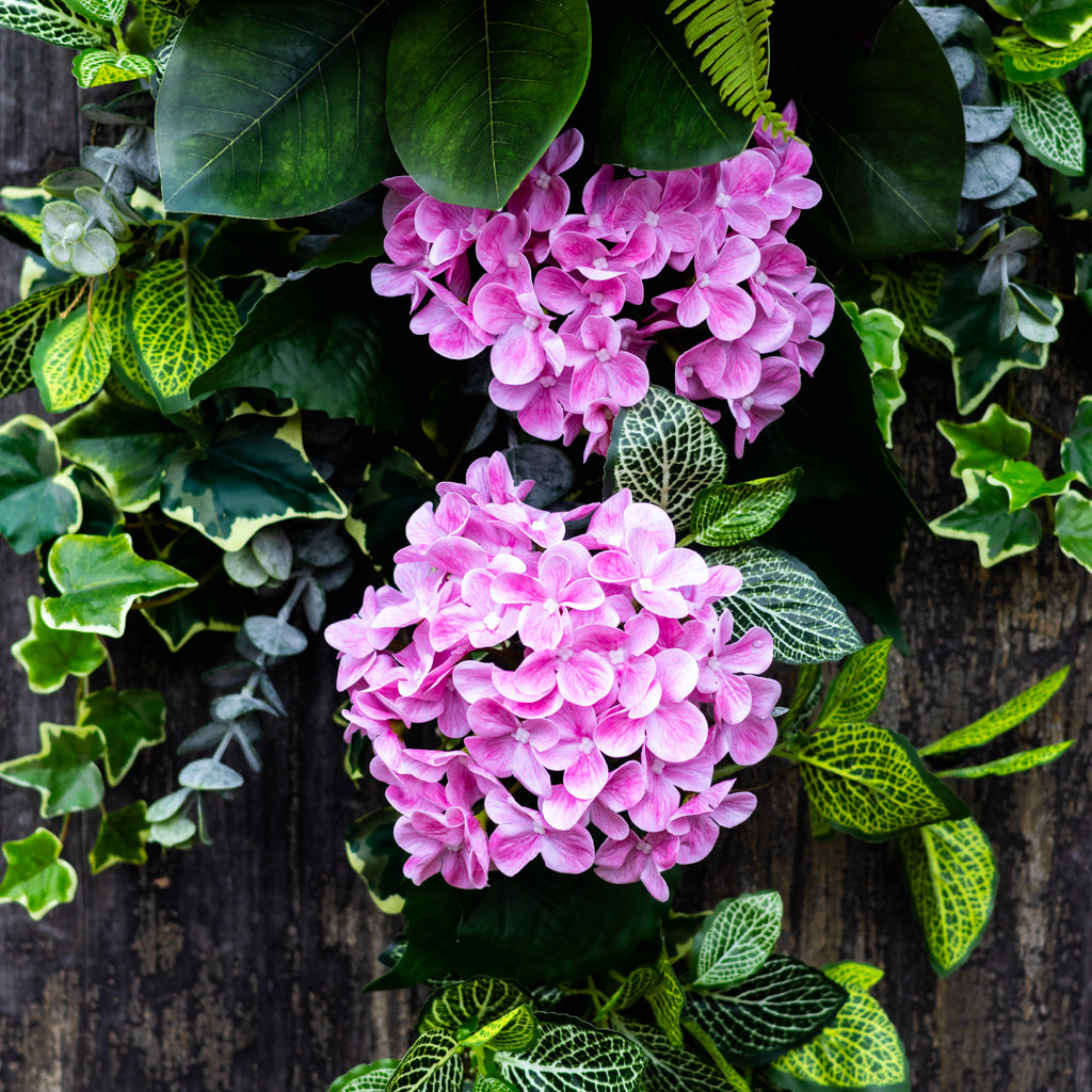Pink Hydrangea Down Drop