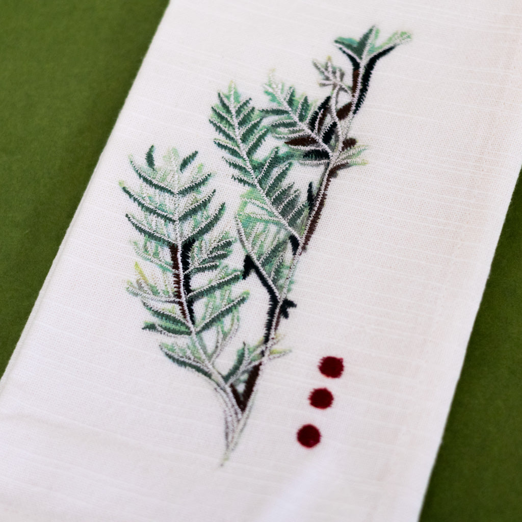 Set of Four Alpine White Napkins