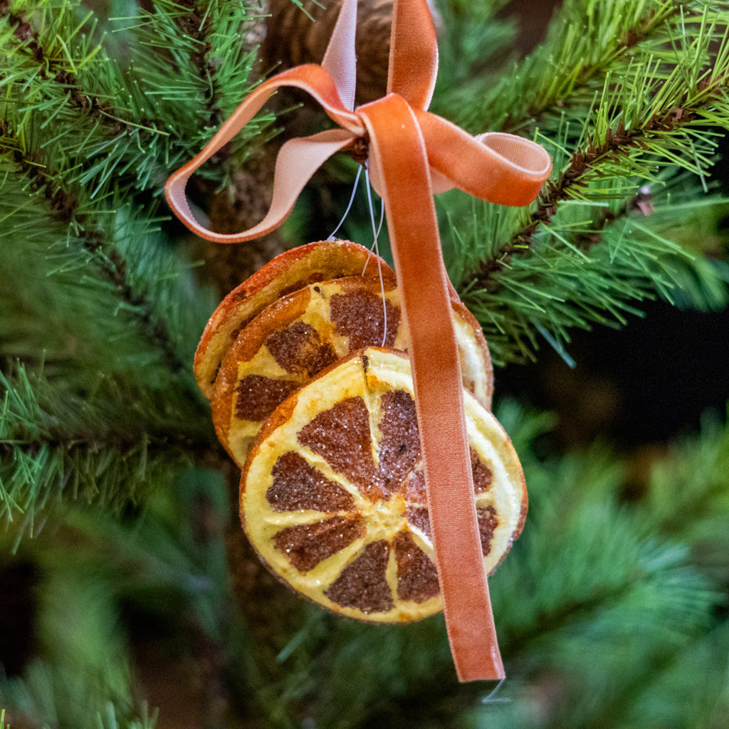 Iced Orange Slice Ornament