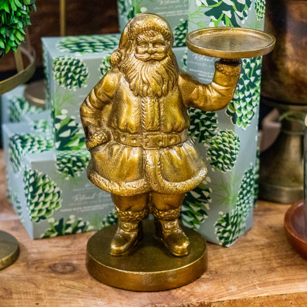 Saint Nick Brass Figurine