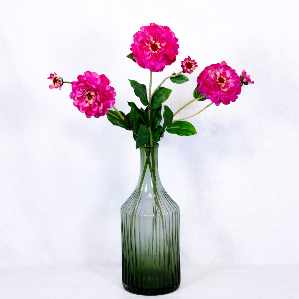 Hot Pink Zinnia Spray