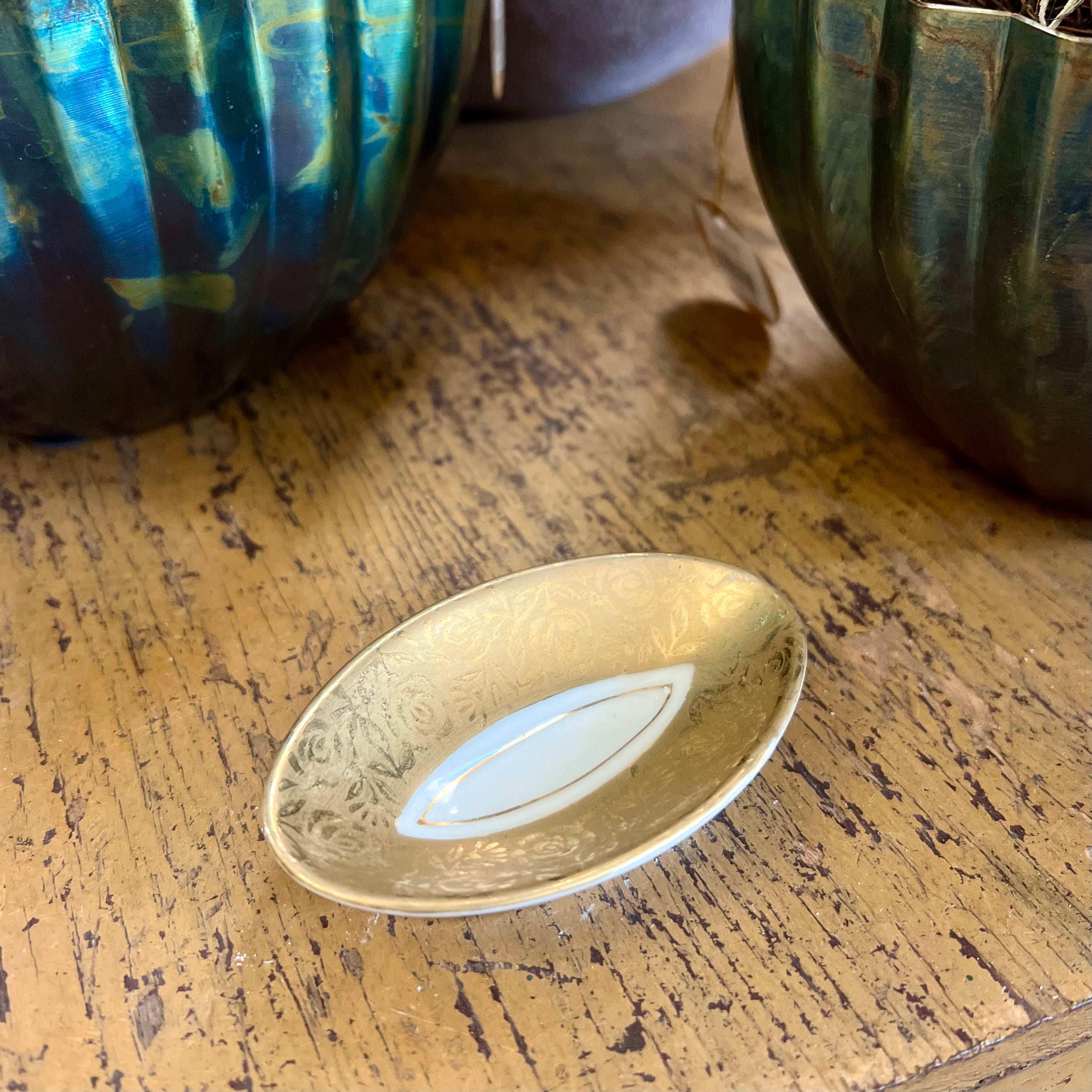 Tiny Oval Porcelain Dish