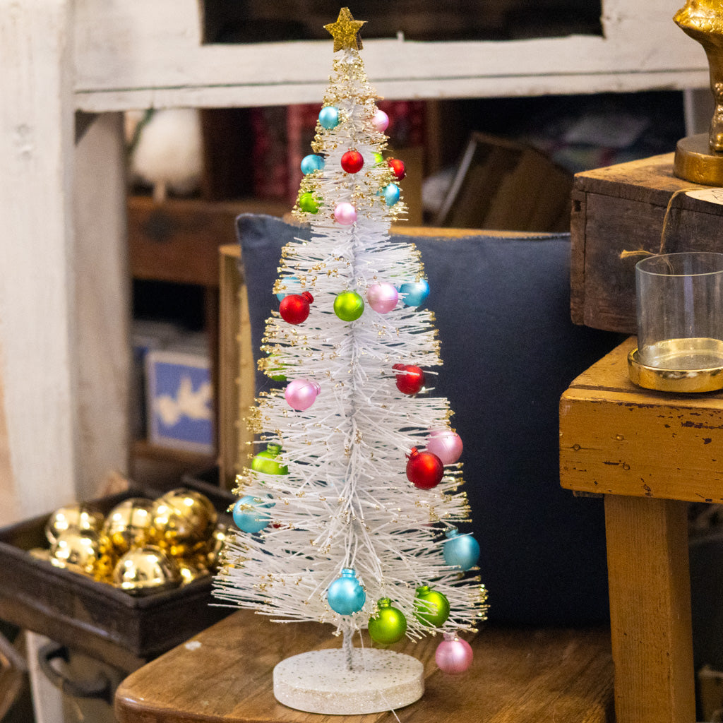 Vintage Sisal Tree with Ornaments Large