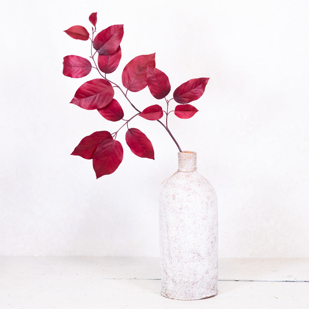 Autumn Salal Leaf Burgundy Spray