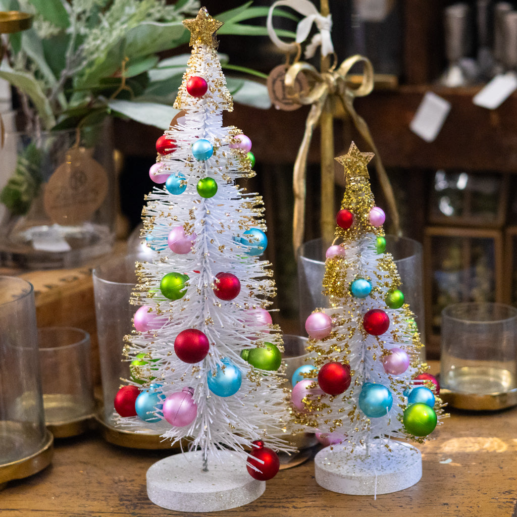 Vintage Sisal Tree with Ornaments Medium