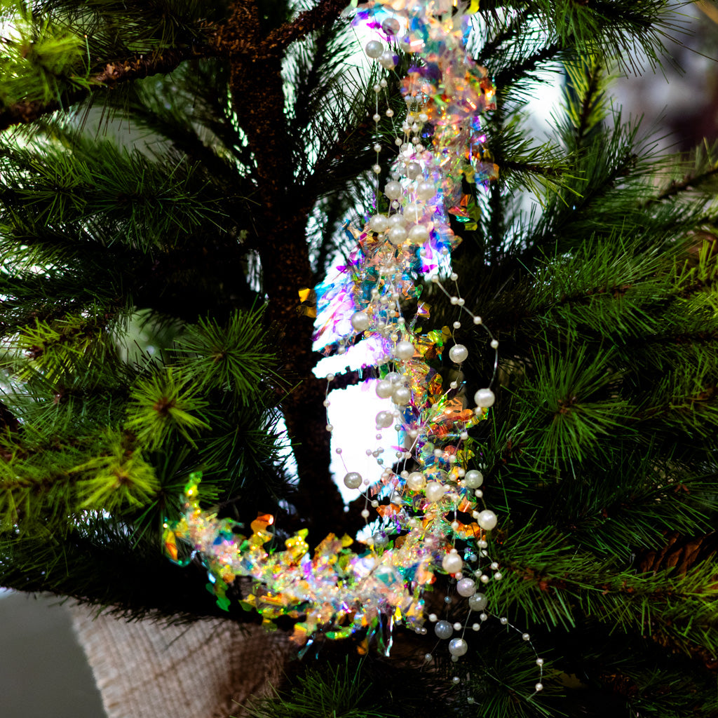 White Glass Jelly Fish Ornament