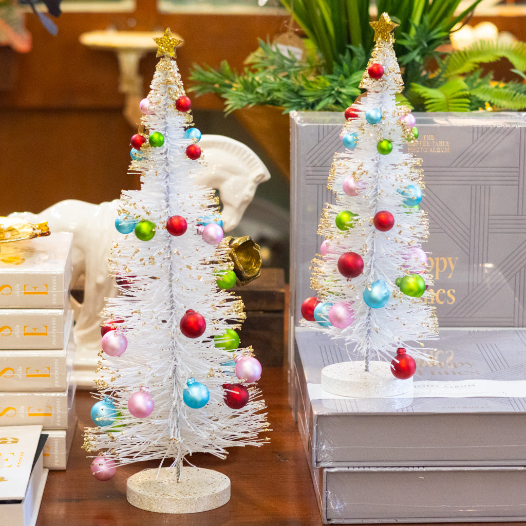 Vintage Sisal Tree with Ornaments Large