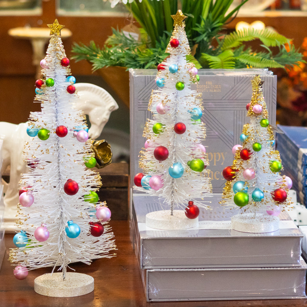 Vintage Sisal Tree with Ornaments Medium