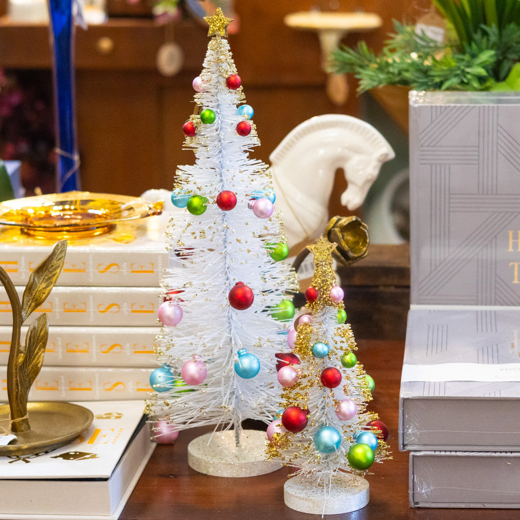Vintage Sisal Tree with Ornaments Small