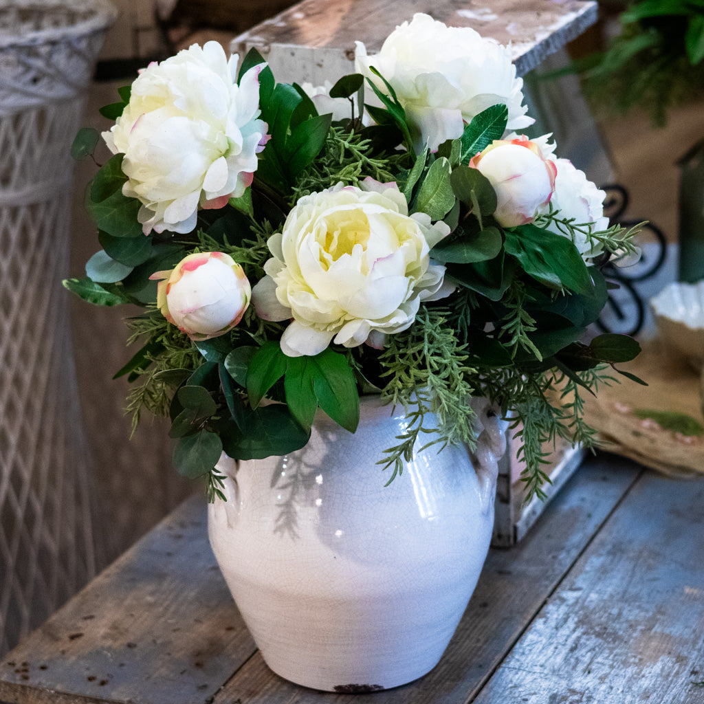 White Peony Grand Bouquet
