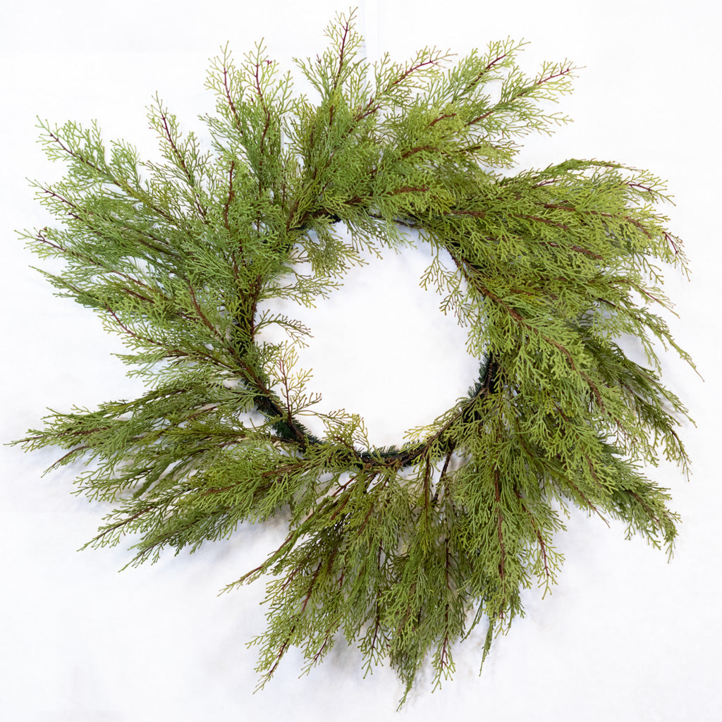 Soft Touch Cedar Wreath 26"